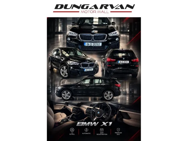 BMW X1 Estate, Petrol, 2019, Black