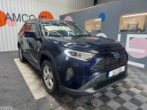 Toyota RAV4 SUV, Petrol Hybrid, 2021, Blue