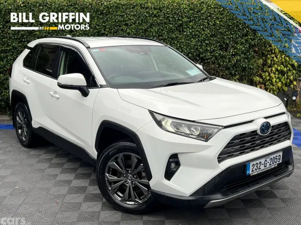 Toyota RAV4 Estate, Petrol Hybrid, 2023, White