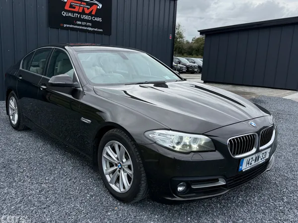 BMW 5-Series Saloon, Diesel, 2014, Brown