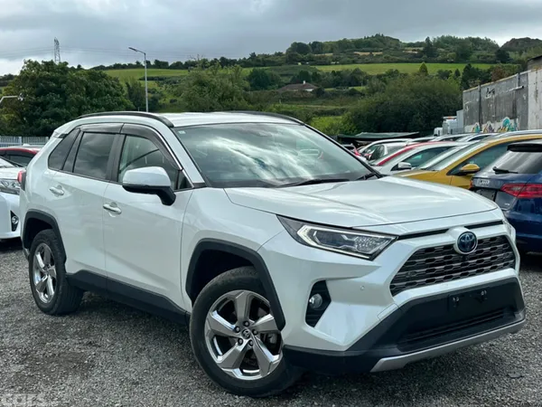 Toyota RAV4 SUV, Petrol Hybrid, 2021, White