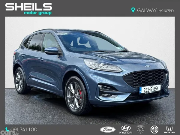 Ford Kuga SUV, Petrol Plug-in Hybrid, 2023, Blue