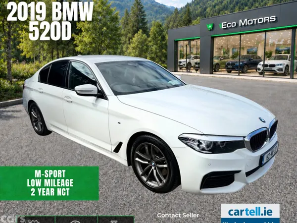BMW 5-Series Saloon, Diesel, 2019, White