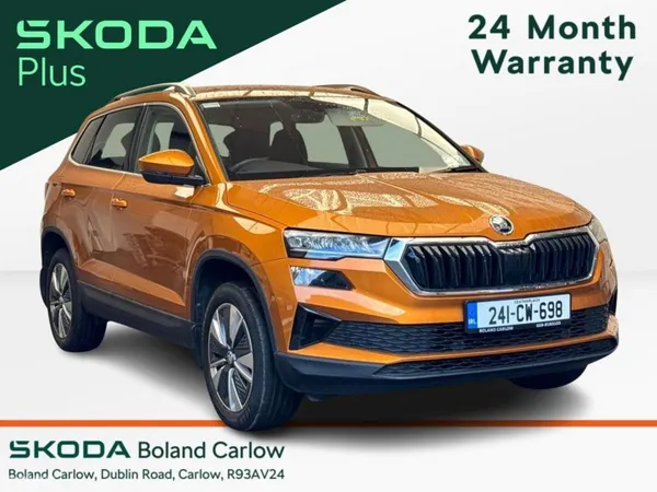 Skoda Karoq SUV, Petrol, 2024, Orange