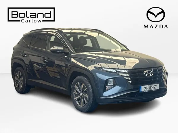 Hyundai Tucson SUV, Petrol Hybrid, 2021, Blue