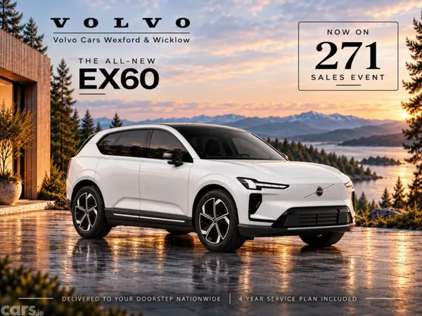 Volvo EX60 SUV, Electric, 2027, White