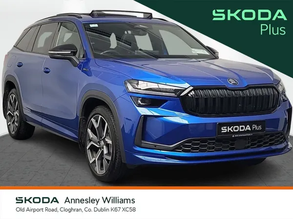 Skoda Kodiaq SUV, Petrol Plug-in Hybrid, 2026, Blue