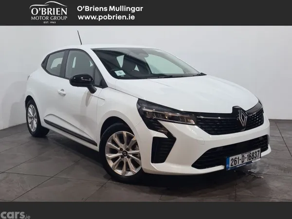Renault Clio Hatchback, Petrol Hybrid, 2026, White