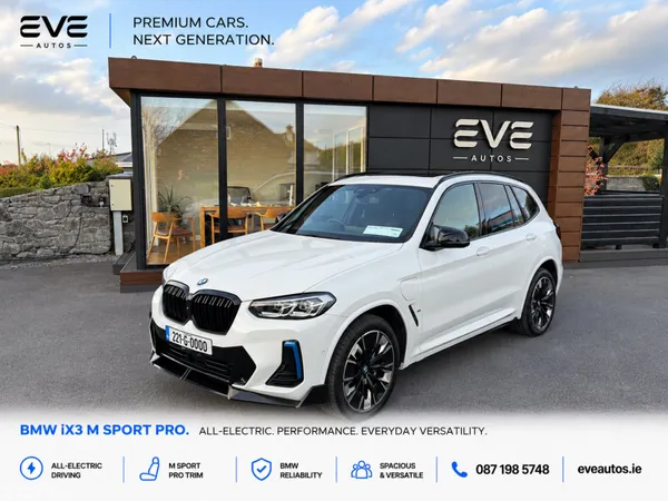 BMW iX3 SUV, Electric, 2022, White