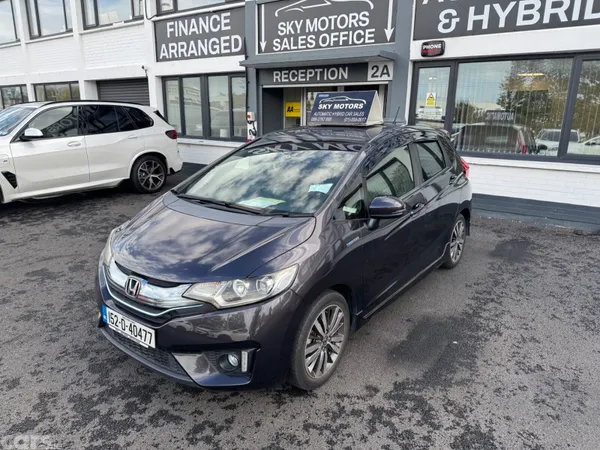 Honda Fit Hatchback, Petrol Hybrid, 2015, Black