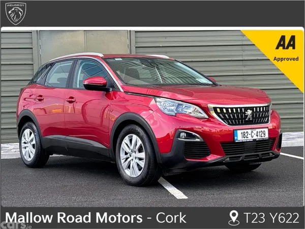 Peugeot 3008 MPV, Petrol, 2018, Red