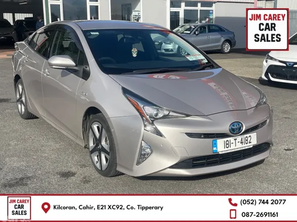 Toyota Prius Hatchback, Petrol Hybrid, 2018, Silver