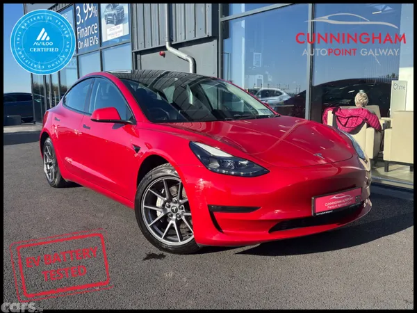 Tesla Model 3 Saloon, Electric, 2023, Red