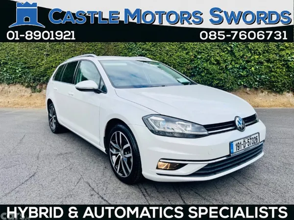 Volkswagen Golf Estate, Petrol, 2019, White