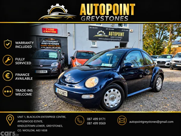Volkswagen Beetle Hatchback, Petrol, 2005, Blue