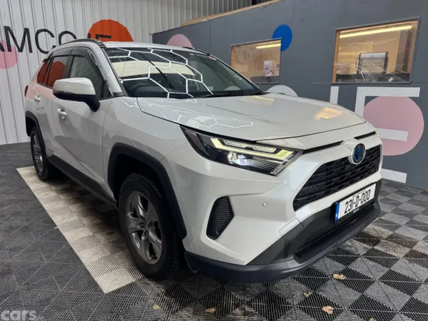 Toyota RAV4 SUV, Petrol Hybrid, 2023, White