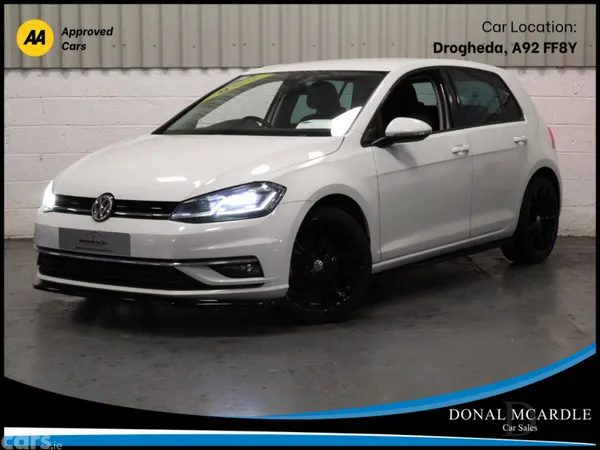 Volkswagen Golf Hatchback, Petrol, 2018, White