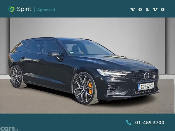 Volvo V60 Estate, Petrol Plug-in Hybrid, 2021, Black