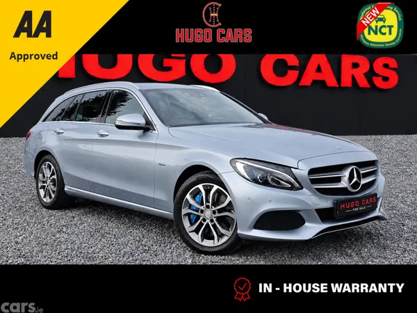 Mercedes-Benz C-Class Estate, Petrol Plug-in Hybrid, 2017, Silver