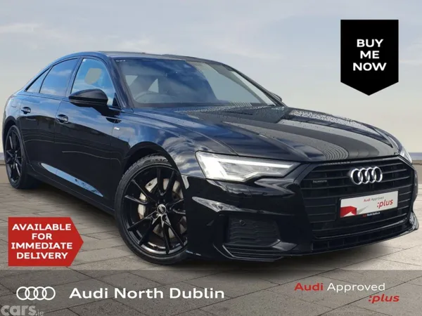 Audi A6 Saloon, Petrol Plug-in Hybrid, 2024, Black