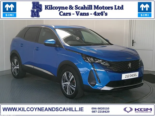 Peugeot 3008 SUV, Diesel, 2021, Blue