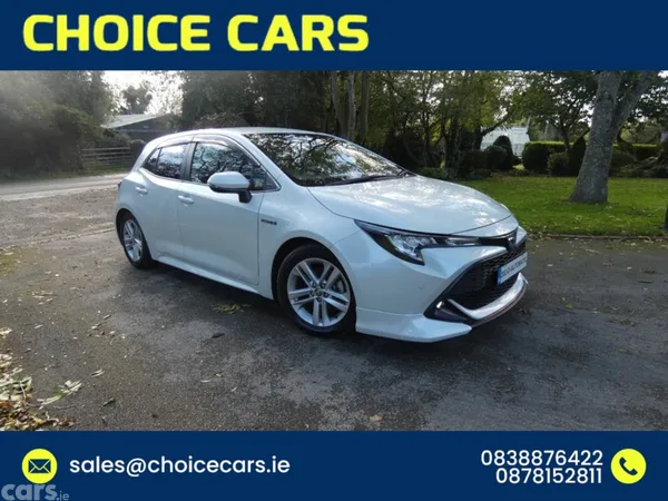 Toyota Corolla Hatchback, Petrol Hybrid, 2020, White