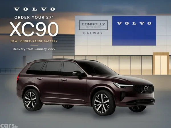 Volvo XC90 SUV, Petrol Plug-in Hybrid, 2027, Red