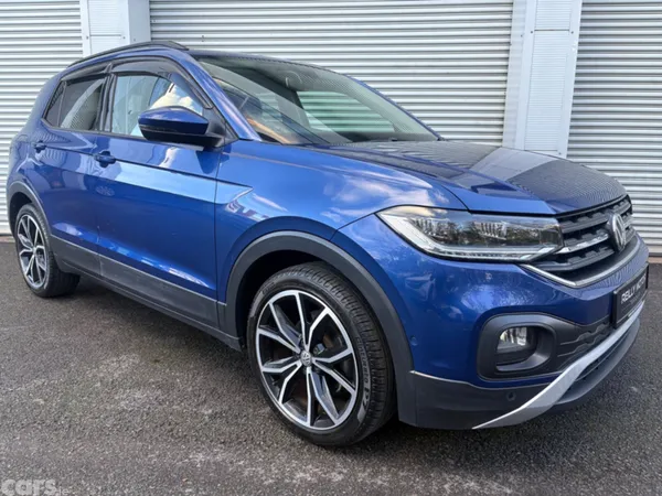 Volkswagen T-Cross Hatchback, Petrol, 2020, Blue