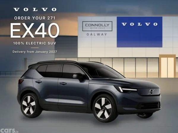 Volvo EX40 SUV, Electric, 2027, Blue