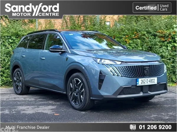 Peugeot 5008 MPV, Petrol Hybrid, 2026, Blue