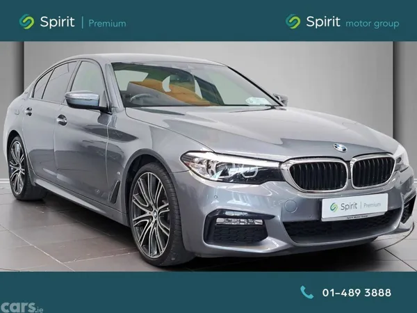 BMW 5-Series Saloon, Petrol Plug-in Hybrid, 2018, Blue