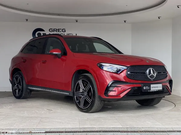 Mercedes-Benz GLC SUV, Diesel Hybrid, 2023, Red