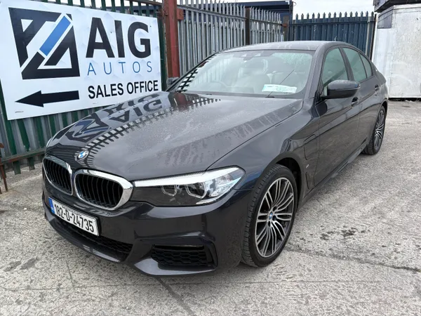 BMW 5-Series Saloon, Petrol Plug-in Hybrid, 2018, Grey