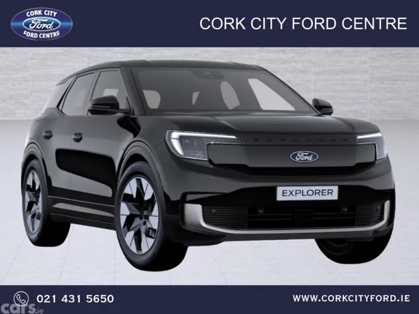 Ford Explorer SUV, Electric, 2027, Black