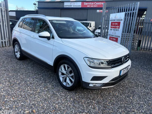 Volkswagen Tiguan SUV, Diesel, 2017, White