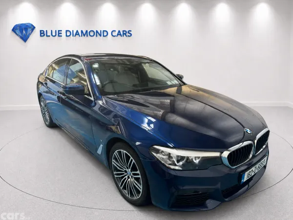 BMW 5-Series Saloon, Petrol Plug-in Hybrid, 2018, Blue