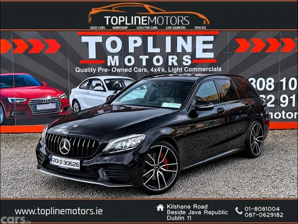 Mercedes-Benz C-Class Estate, Diesel Hybrid, 2020, Black