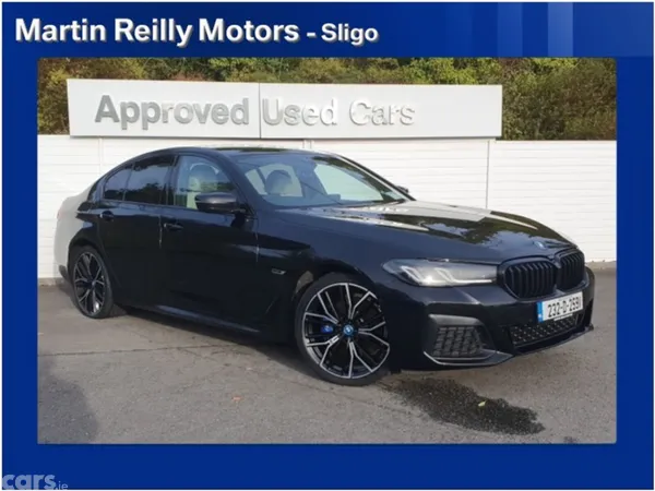 BMW 5-Series Saloon, Petrol Plug-in Hybrid, 2023, Black