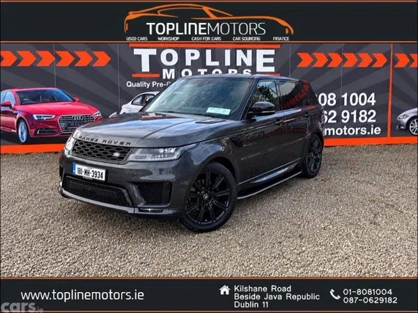 Land Rover Range Rover Sport Estate, Diesel, 2018, Black