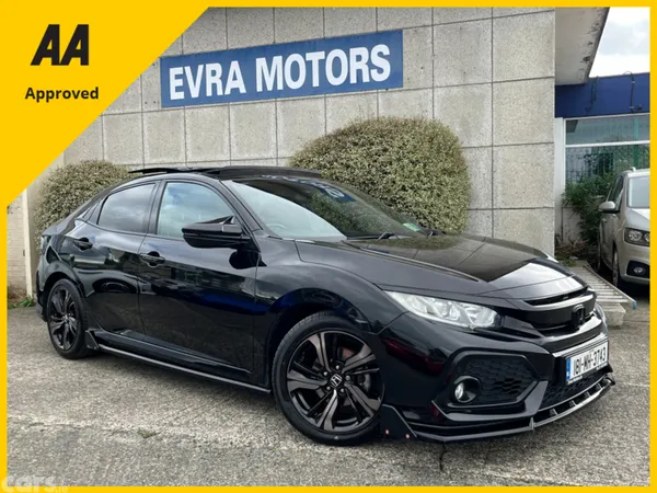Honda Civic Hatchback, Petrol, 2018, Black