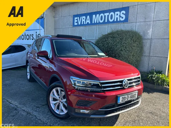 Volkswagen Tiguan Allspace SUV, Diesel, 2020, Red