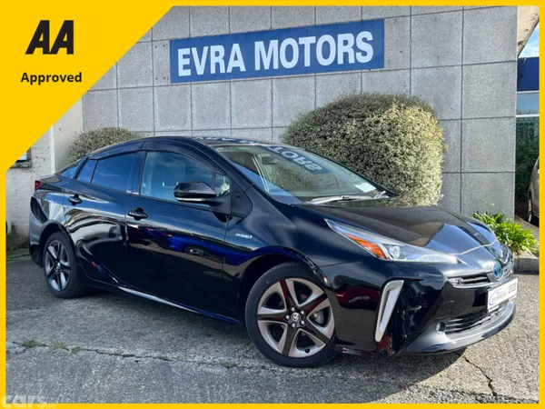 Toyota Prius Saloon, Petrol Hybrid, 2020, Black