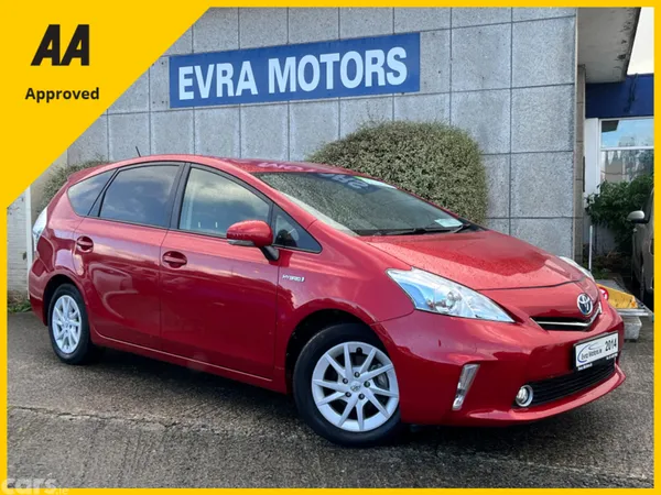 Toyota Prius MPV, Petrol Hybrid, 2014, Red