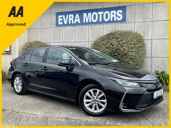 Toyota Corolla Saloon, Petrol Hybrid, 2023, Black