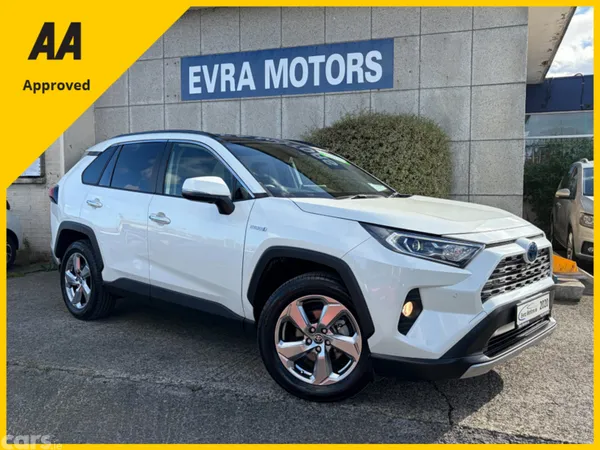 Toyota RAV4 SUV, Petrol Hybrid, 2020, White