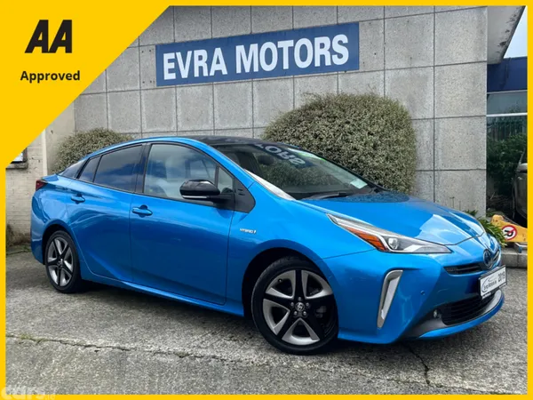 Toyota Prius Saloon, Petrol Hybrid, 2019, Blue