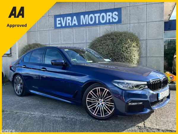 BMW 5-Series Saloon, Diesel, 2017, Blue