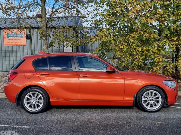 BMW 1-Series Hatchback, Petrol, 2015, Orange