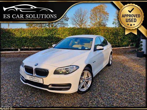 BMW 5-Series Saloon, Diesel, 2016, White