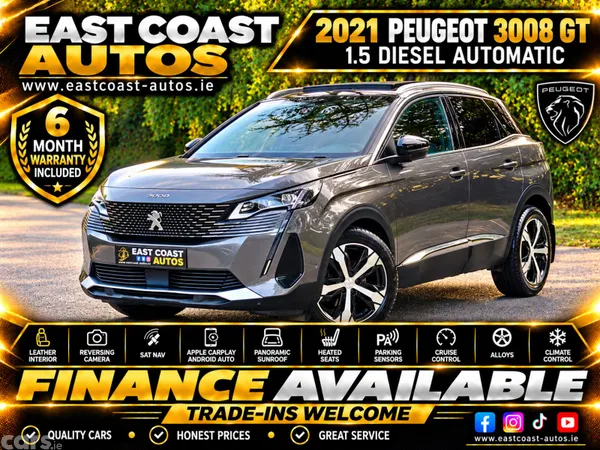 Peugeot 3008 MPV, Diesel, 2021, Grey